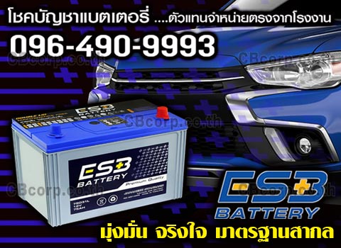 ราคาแบตเตอรี่รถยนต์ ESB