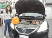 เปลี่ยนแบต NISSAN MARCH